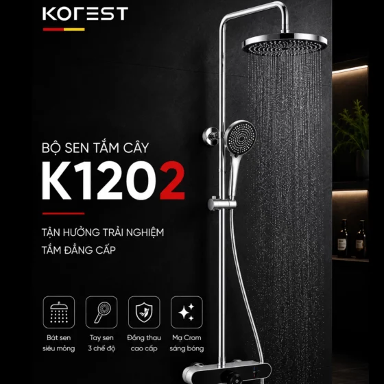 Bộ sen tắm cây nhiệt độ K1202
