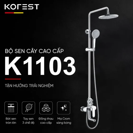 Bộ sen tắm cây cao cấp K1103