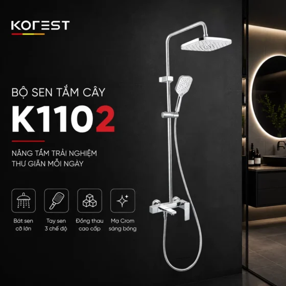 Bộ sen tắm cây cao cấp K1102