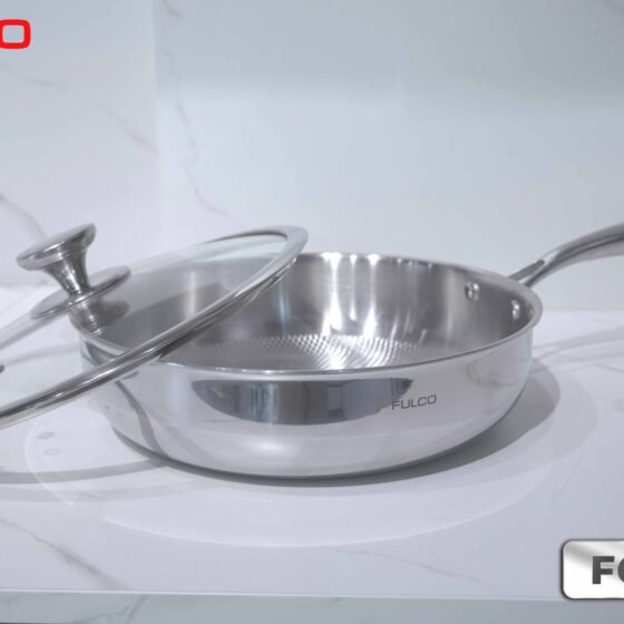 FC114 | CHẢO LIỀN KHỐI 3 LỚP INOX 304 CAO CẤP