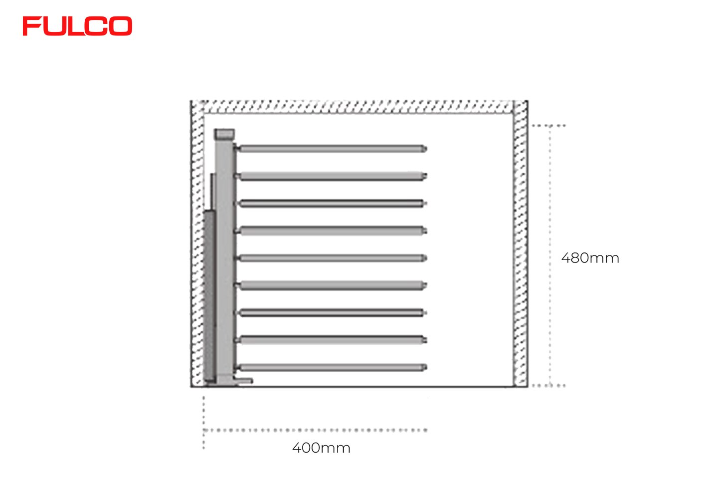 FCH303 | GIÁ TREO QUẦN ÂU CAO CẤP (450mm)