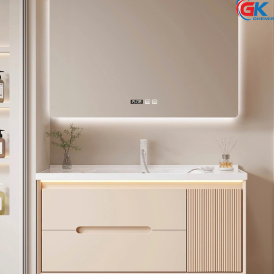 Bộ Tủ Chậu Lavabo Cao Cấp GK52 + Gương Tấm