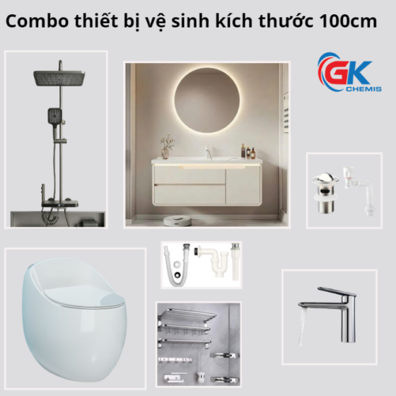 Combo Thiết Bị Vệ Sinh 100cm