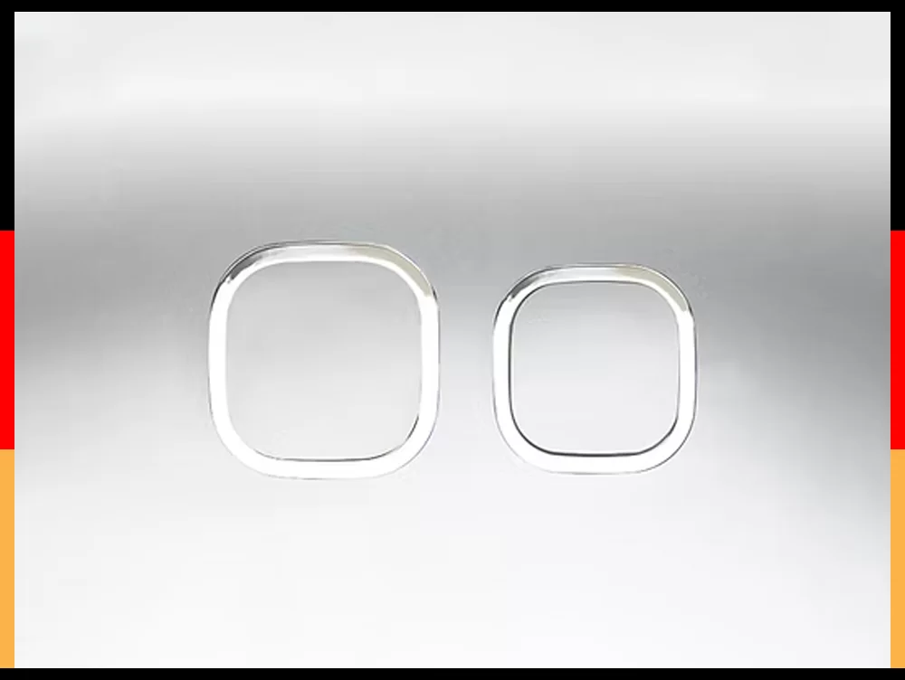 Nút nhấn xả bàn cầu treo tường BKR9850WPK (Kính)