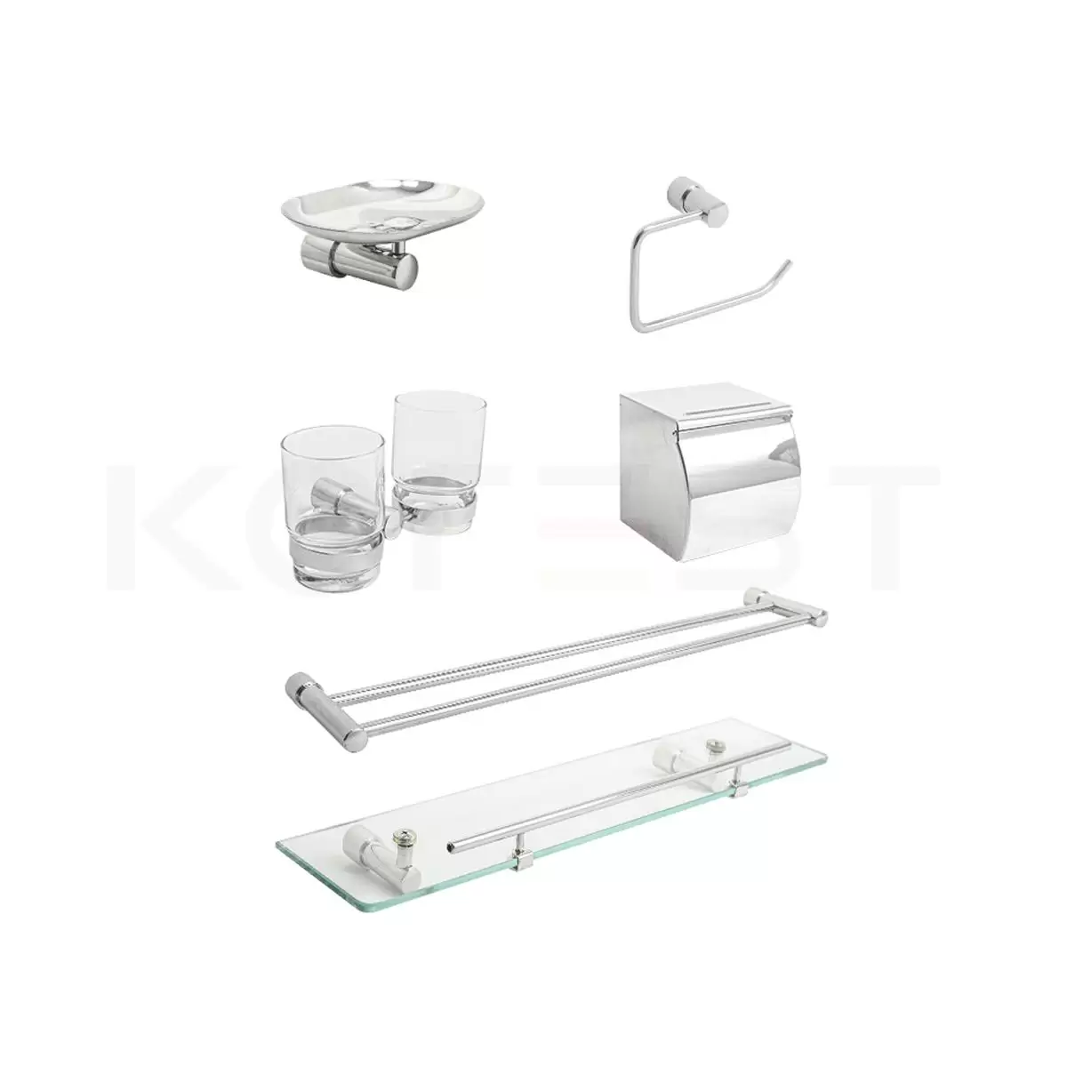 Bộ phụ kiên nhà tắm KR-PK02