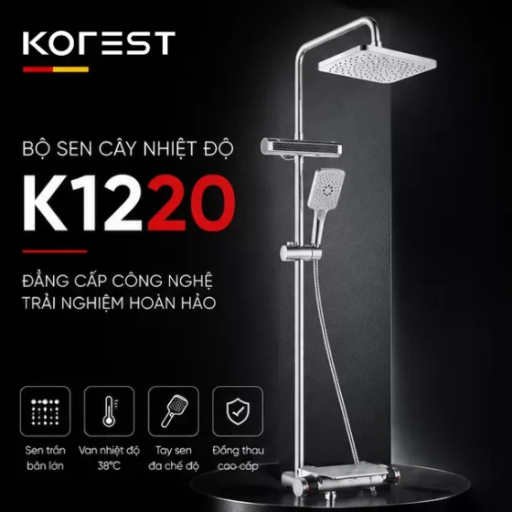 Bộ sen tắm cây nhiệt độ K1220