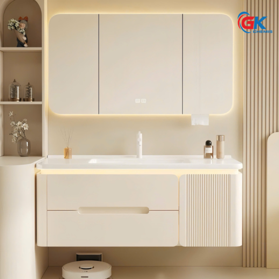 Bộ Tủ Chậu Lavabo Cao Cấp GK52-100R