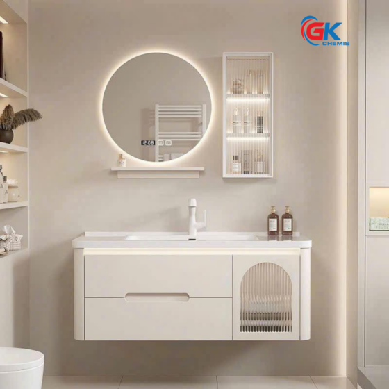 Bộ Tủ Chậu Lavabo Phá Cách GK52