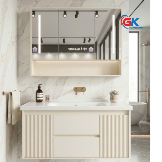 Bộ Tủ Chậu Lavabo Cao Cấp GK-CH03-100A
