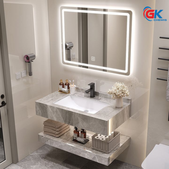 Bàn Đá 2 Tầng Cao Cấp GK-HL06