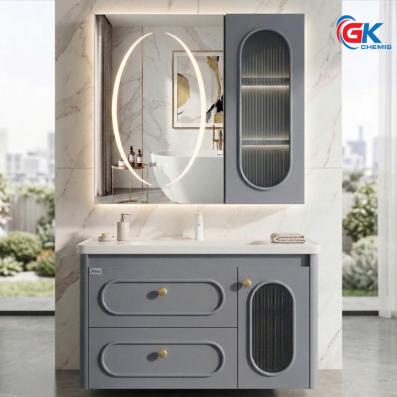 Bộ Tủ Chậu Lavabo Cao Cấp GK55-80R