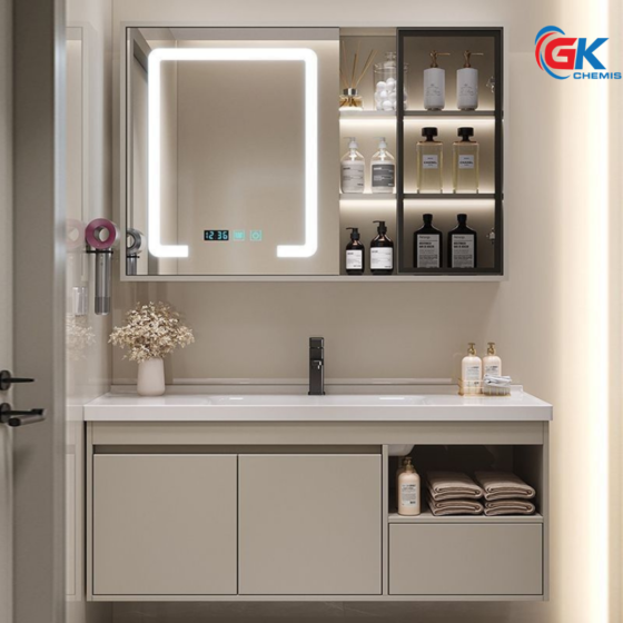 Bộ Tủ Chậu Lavabo Cao Cấp GK-666( ĐẶT)