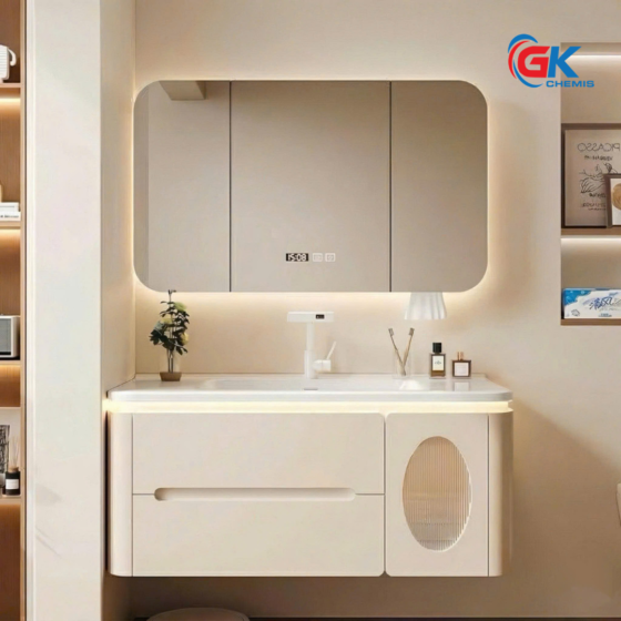 Bộ Tủ Chậu Lavabo Cao Cấp GK52-100R