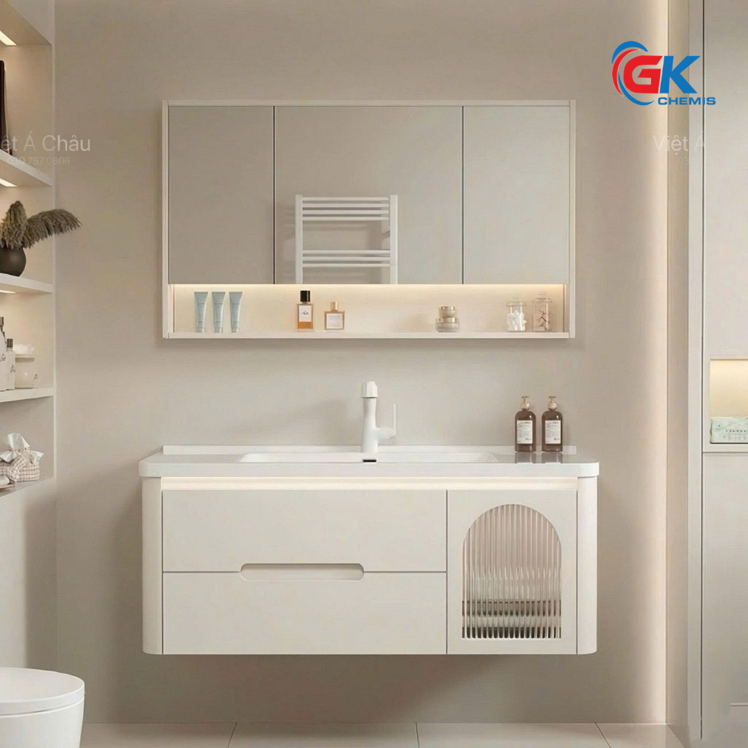 Bộ Tủ Chậu Lavabo Cao Cấp GK52-100R