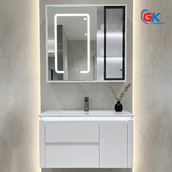 Bộ Tủ Chậu Lavabo Cao Cấp GK02-80R