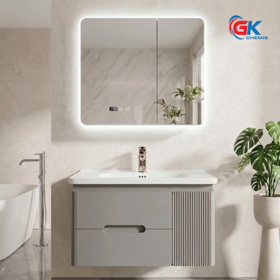 Bộ Tủ Chậu Lavabo Cao Cấp GK52-80R