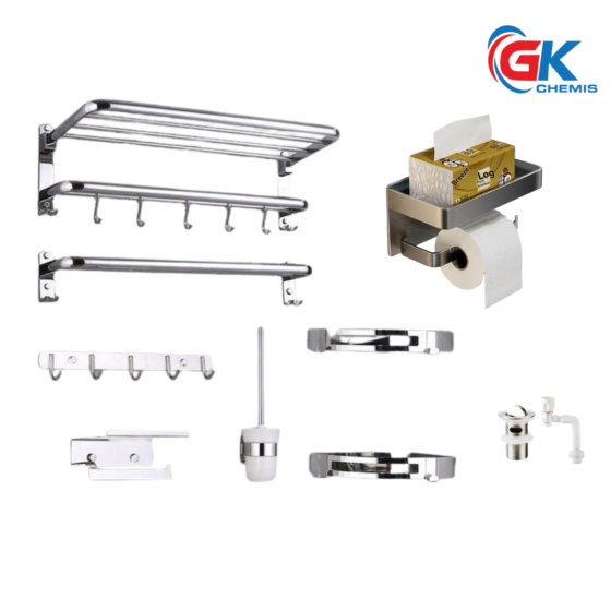 Bộ dụng cụ 7 món thiết bị vệ sinh cao cấp