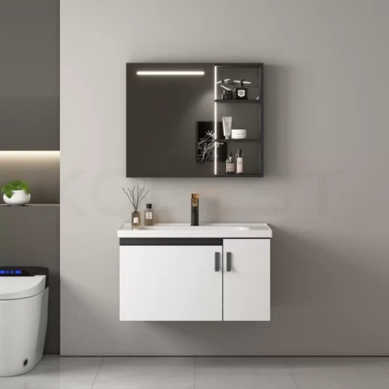 Bộ tủ chậu lavabo cao cấp CKR-TC8119