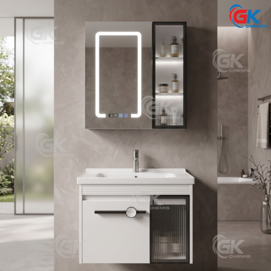 Bộ Tủ Chậu Lavabo Cao Cấp GK-M25-60A