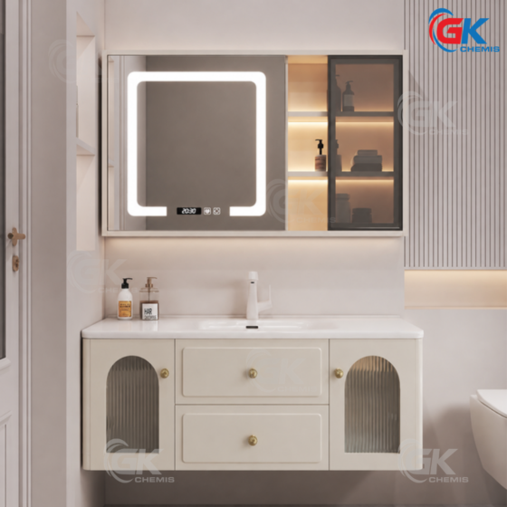 Bộ Tủ Chậu Lavabo Cao Cấp GK02-120