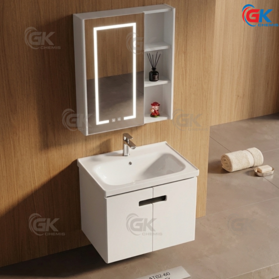 Bộ Tủ Chậu Lavabo Cao Cấp GK-AT02-60