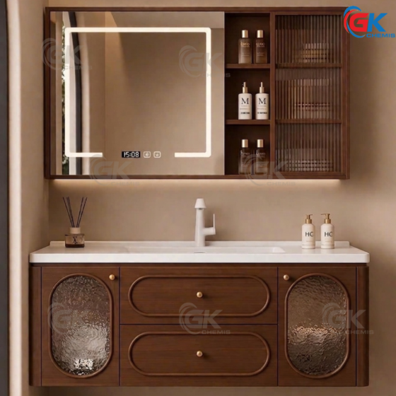 Bộ Tủ Chậu Lavabo Cao Cấp GK-LC100-R