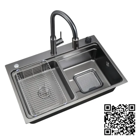 Chậu 1 Hố Chống Xước Dương Bàn Mạ Nano