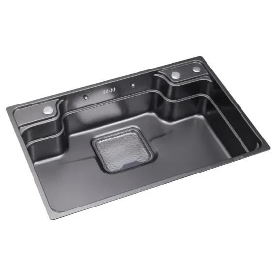 Chậu Rửa Bát 1 Hố Chống Xước Dương Bàn Mạ Nano