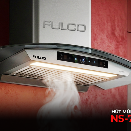FC-700G7 | HÚT MÙI FULCO KÍNH CONG CAO CẤP