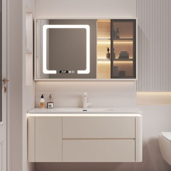 Bộ Tủ Chậu Lavabo Cao Cấp GK02-80R