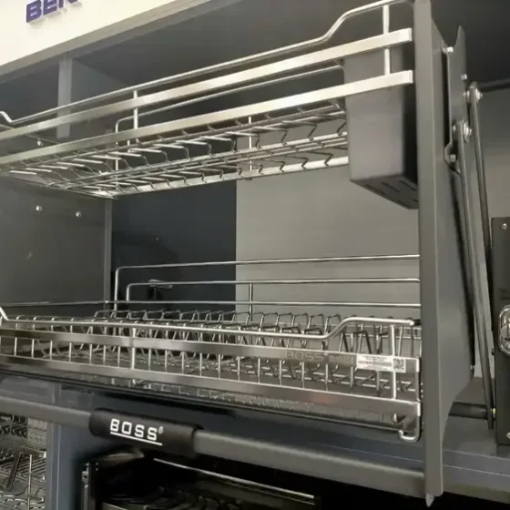 Giá Bát Đĩa Di Động Inox 304 Mờ
