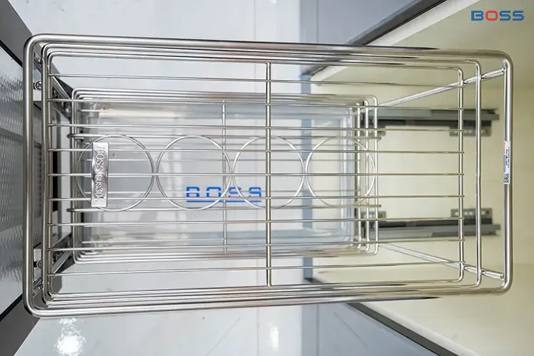 Giá Gia Vị Inox 304 Mờ Nan Tròn