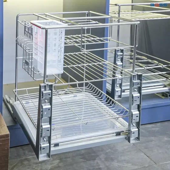 Giá Dao Thớt Inox 304 Mờ Nan Tròn