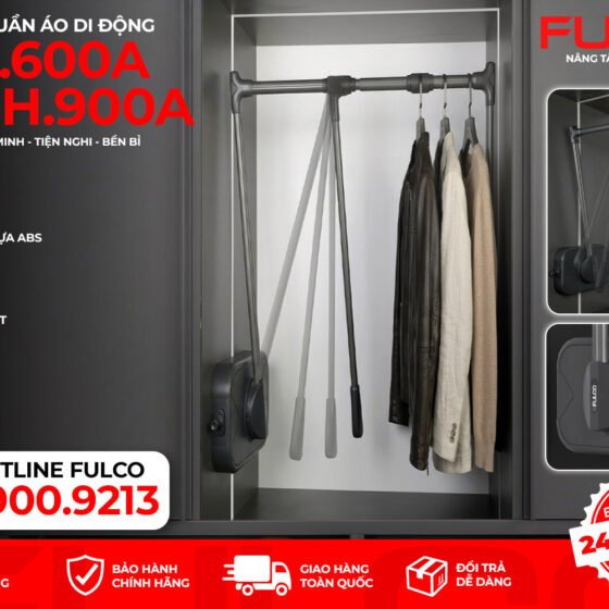 NSH.600A; NSH.900A | GIÁ TREO QUẦN ÁO DI ĐỘNG CAO CẤP
