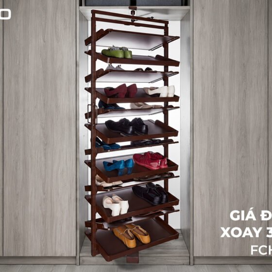 FCH403-10 | GIÁ ĐỰNG GiÀY 360 ĐỘ CAO CẤP (800mm)