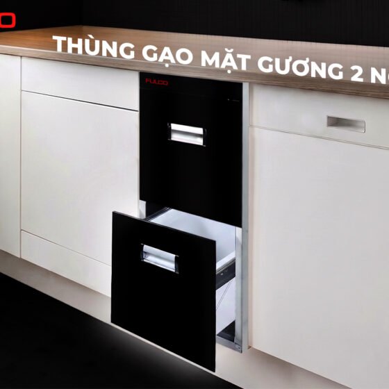 FC35 | THÙNG GẠO 2 NGĂN KÉO