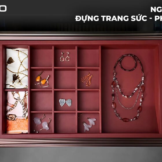 FCH203 | NGĂN KÉO ĐỰNG TRANG SỨC, PHỤ KIỆN THỜI TRANG CAO CẤP (700mm)