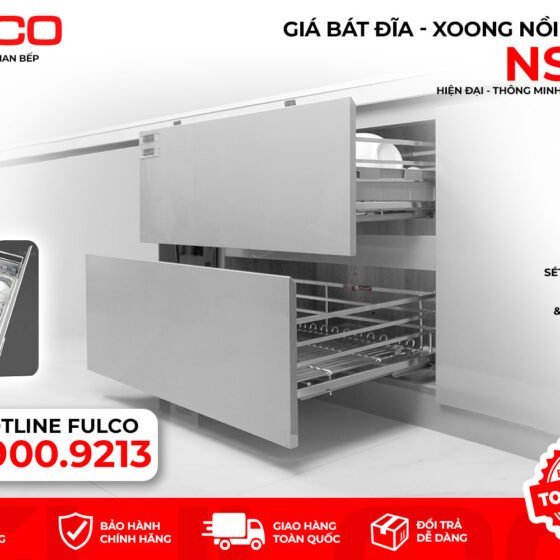 NSP.01 | GIÁ BÁT ĐĨA - XOONG NỒI TỦ DƯỚI PREMIUM