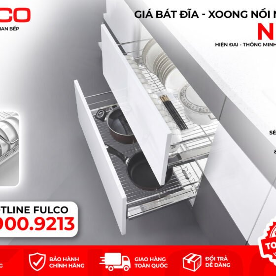 NS01T | GIÁ BÁT ĐĨA - XOONG NỒI NAN TRÒN (600mm)