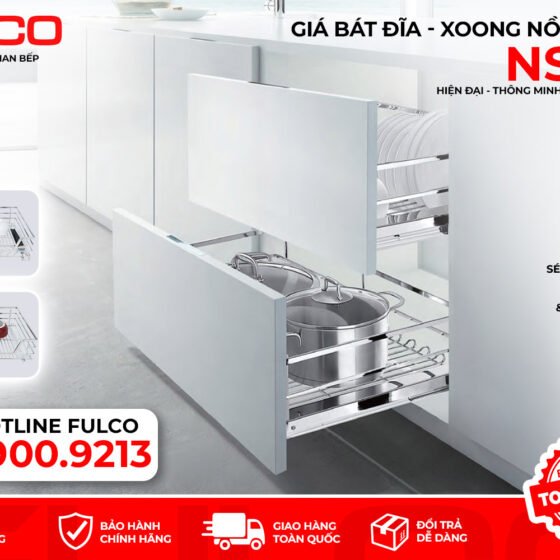 NS02V | GIÁ BÁT ĐĨA - XOONG NỒI NAN VUÔNG (600mm)