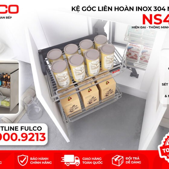 NS430G | KỆ GIÁ GÓC LIÊN HOÀN