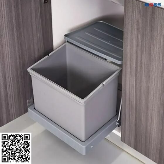 BOSS Thùng Rác Đơn Gắn Cánh Lắp Ô Chậu BRS-400